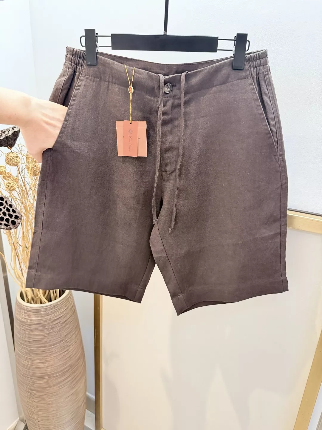 로로피아나 놀란 린넨 버뮤다 쇼츠 상세 이미지 3