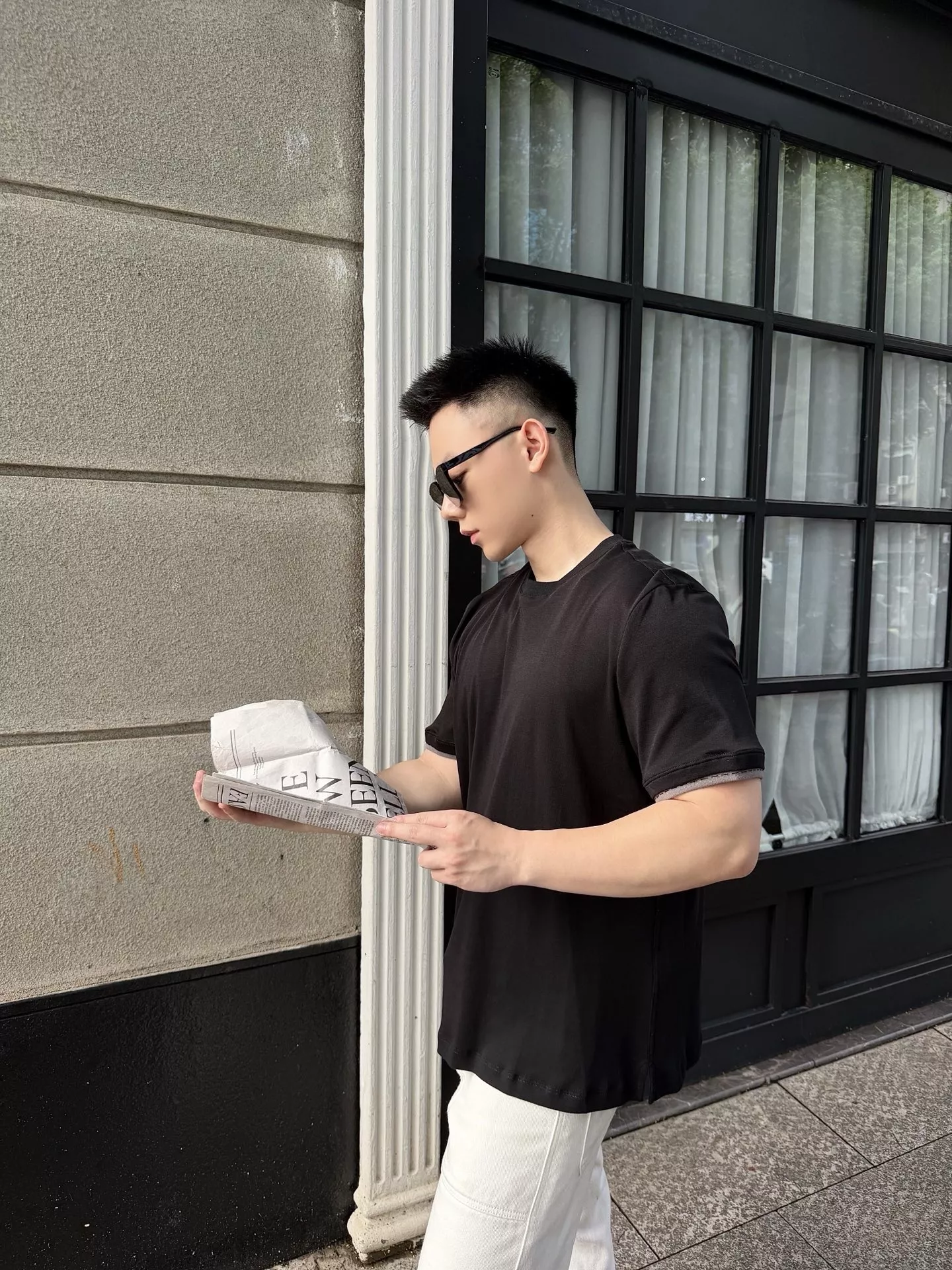 에르메스 마상 도안 디테일 코튼 상의 상세 이미지 10