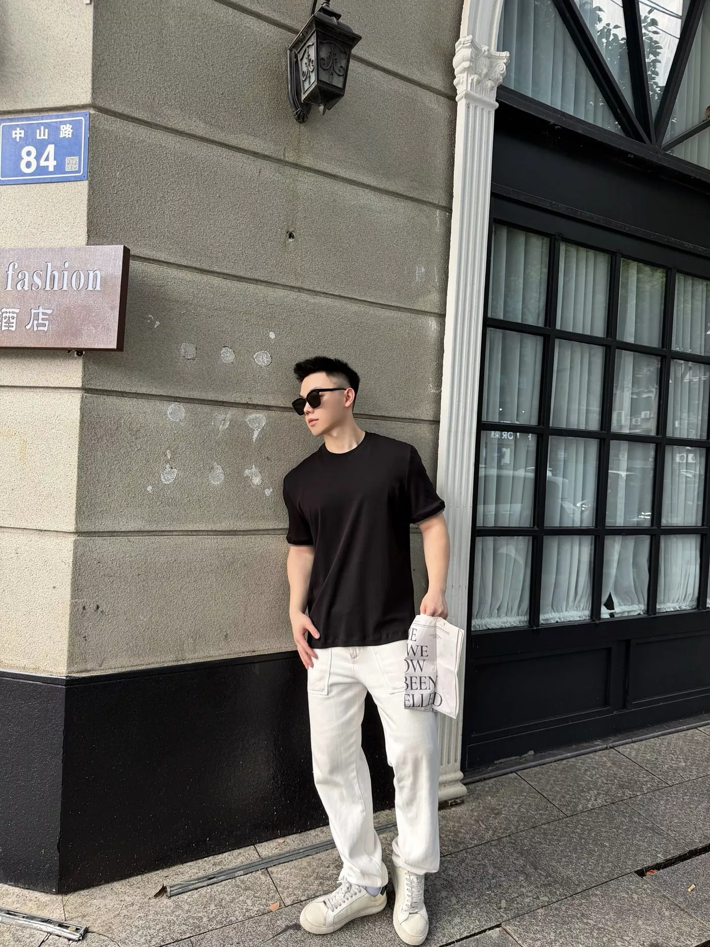 에르메스 마상 도안 디테일 코튼 상의 상세 이미지 15