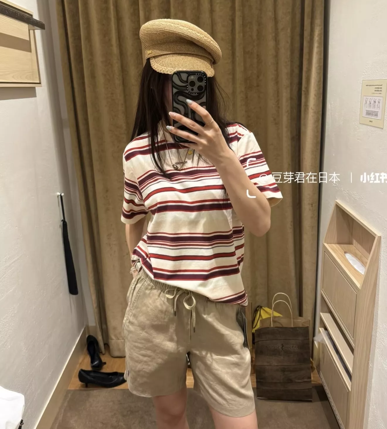 랄프로렌 리넨 자수 밴딩 반바지 상세 이미지 17