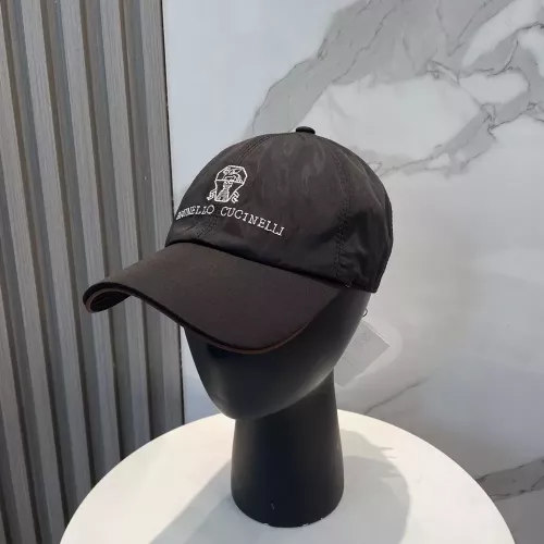 브루넬로쿠치넬리 로고 포인트 베이스볼 캡