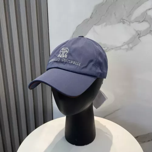 브루넬로쿠치넬리 로고 포인트 베이스볼 캡