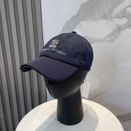 브루넬로쿠치넬리 로고 포인트 베이스볼 캡