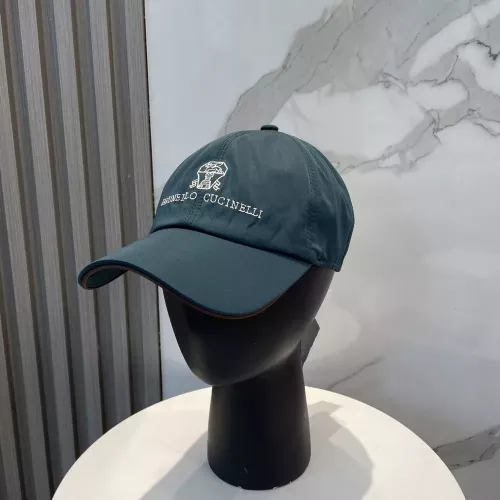 브루넬로쿠치넬리 로고 포인트 베이스볼 캡