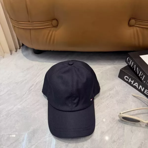 타미힐피거 린넨 베이스볼 캡