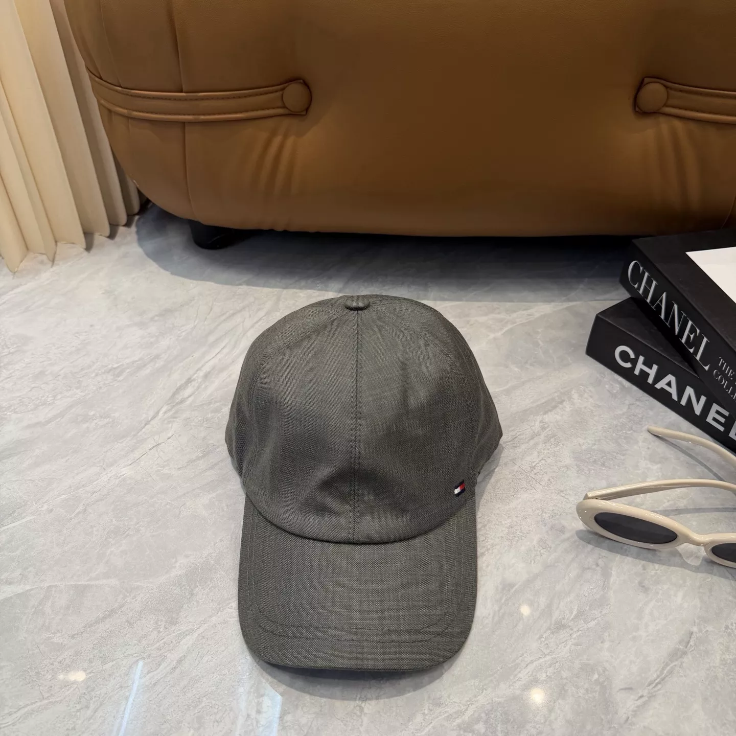 타미힐피거 린넨 무드 캐주얼 야구모자 상세 이미지 1