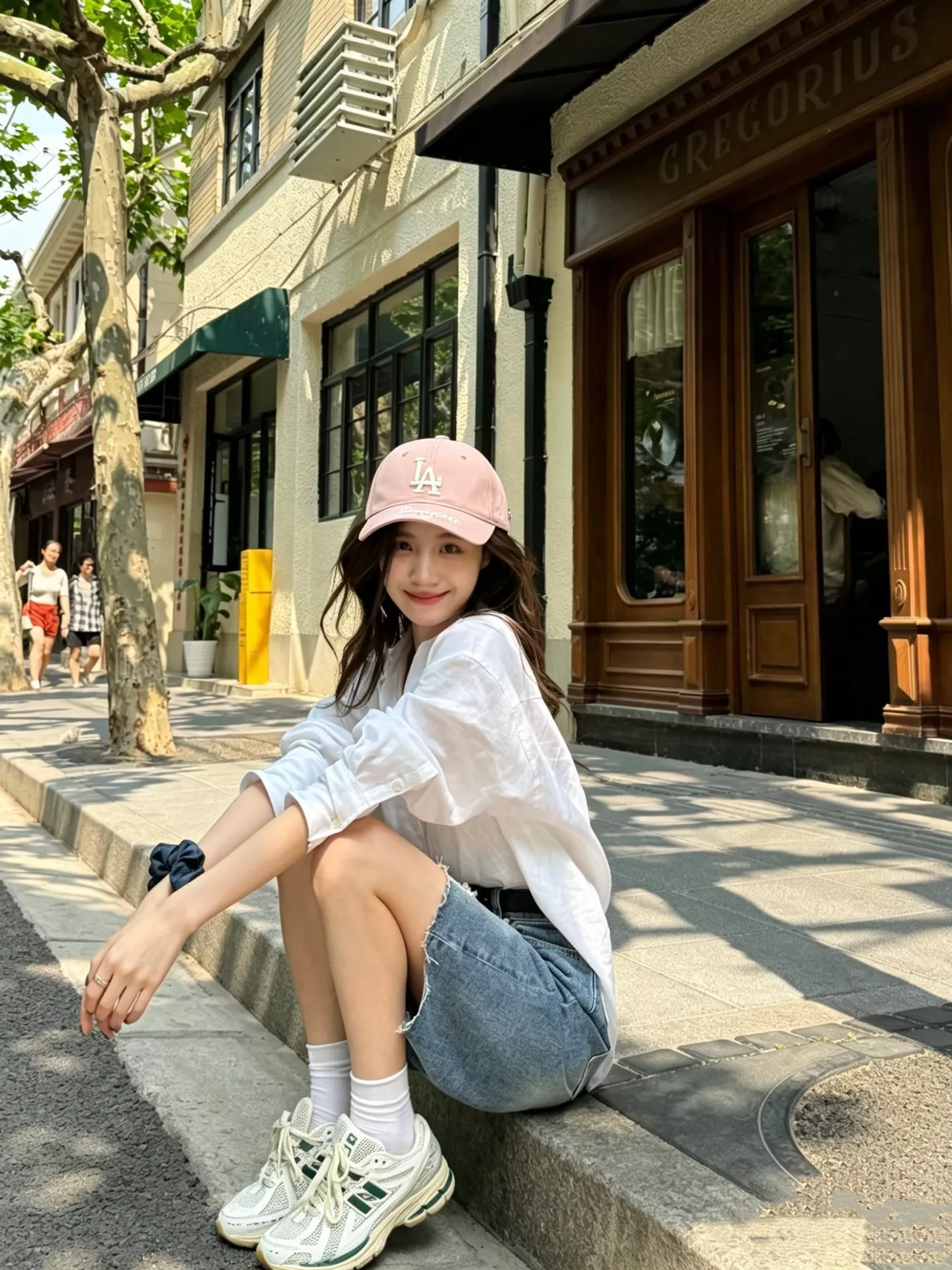 엠엘비 자수 포인트 캐주얼 캡 상세 이미지 2