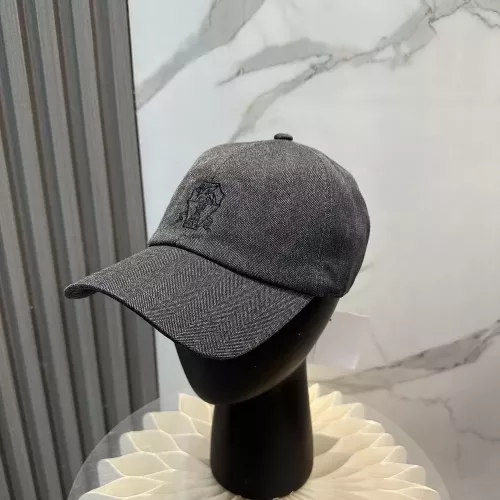 브루넬로쿠치넬리 사계절 헤링본 베이스볼 캡