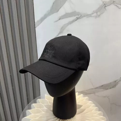 브루넬로쿠치넬리 헤링본 포인트 베이스볼 모자