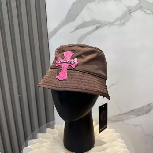 크롬하츠 십자가 포인트 배색 모자