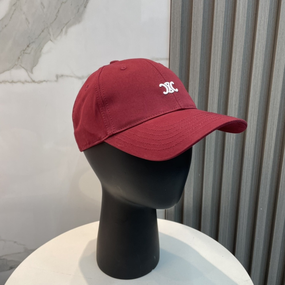 셀린느 C 로고 포인트 심플 캡