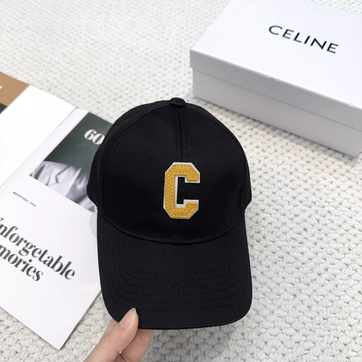 셀린느 C 로고 포인트 야구모자 상세 이미지 5