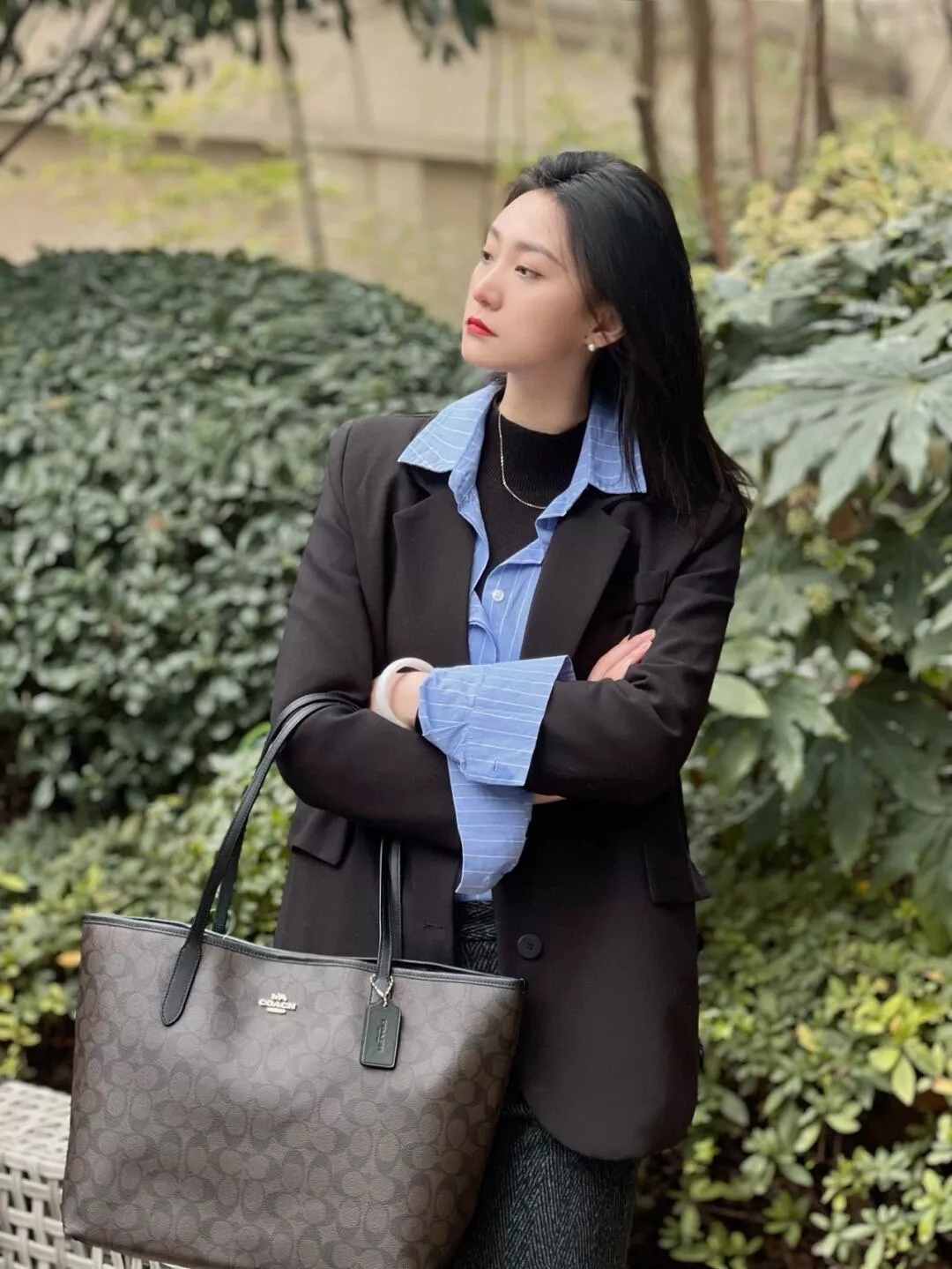 코치 시티 올오버 패턴 데일리 백 상세 이미지 92