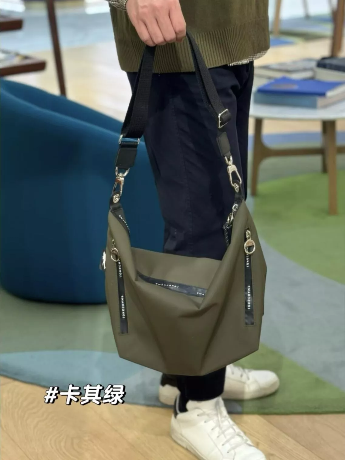 롱샴 에너지 라인 중형 숄더 크로스 가방 상세 이미지 82