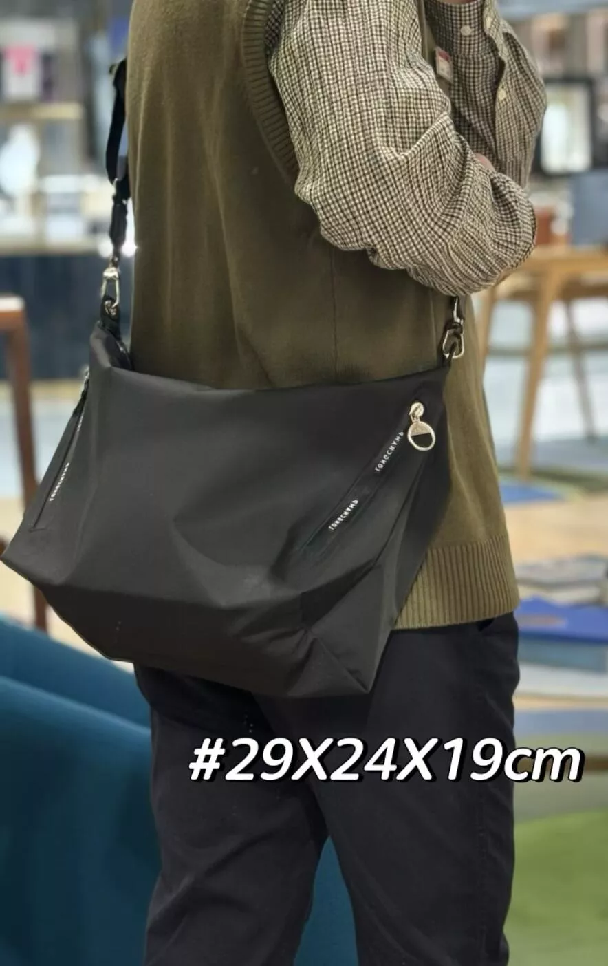 롱샴 에너지 라인 중형 숄더 크로스 가방 상세 이미지 79