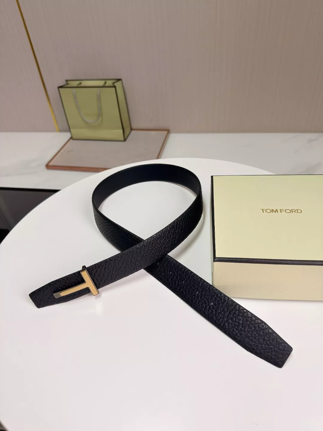 톰포드 양면 소가죽 버클 벨트 상세 이미지 9