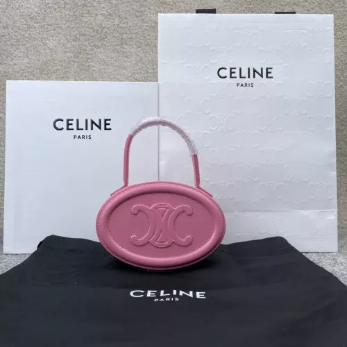 셀린느 트리오페 스무스 카프스킨 오벌 코스메틱 케이스