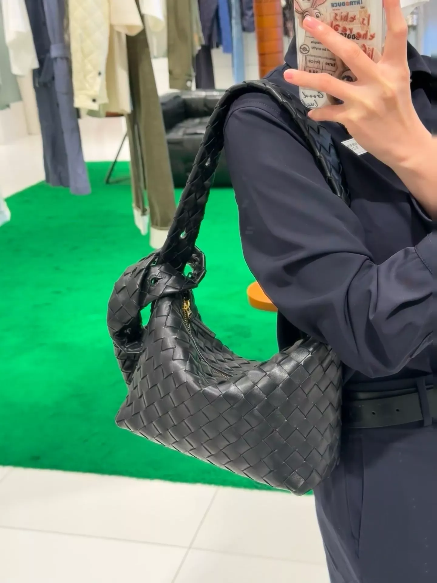 보테가베네타 인트레치아토 위빙 호보 스타일 백 상세 이미지 12