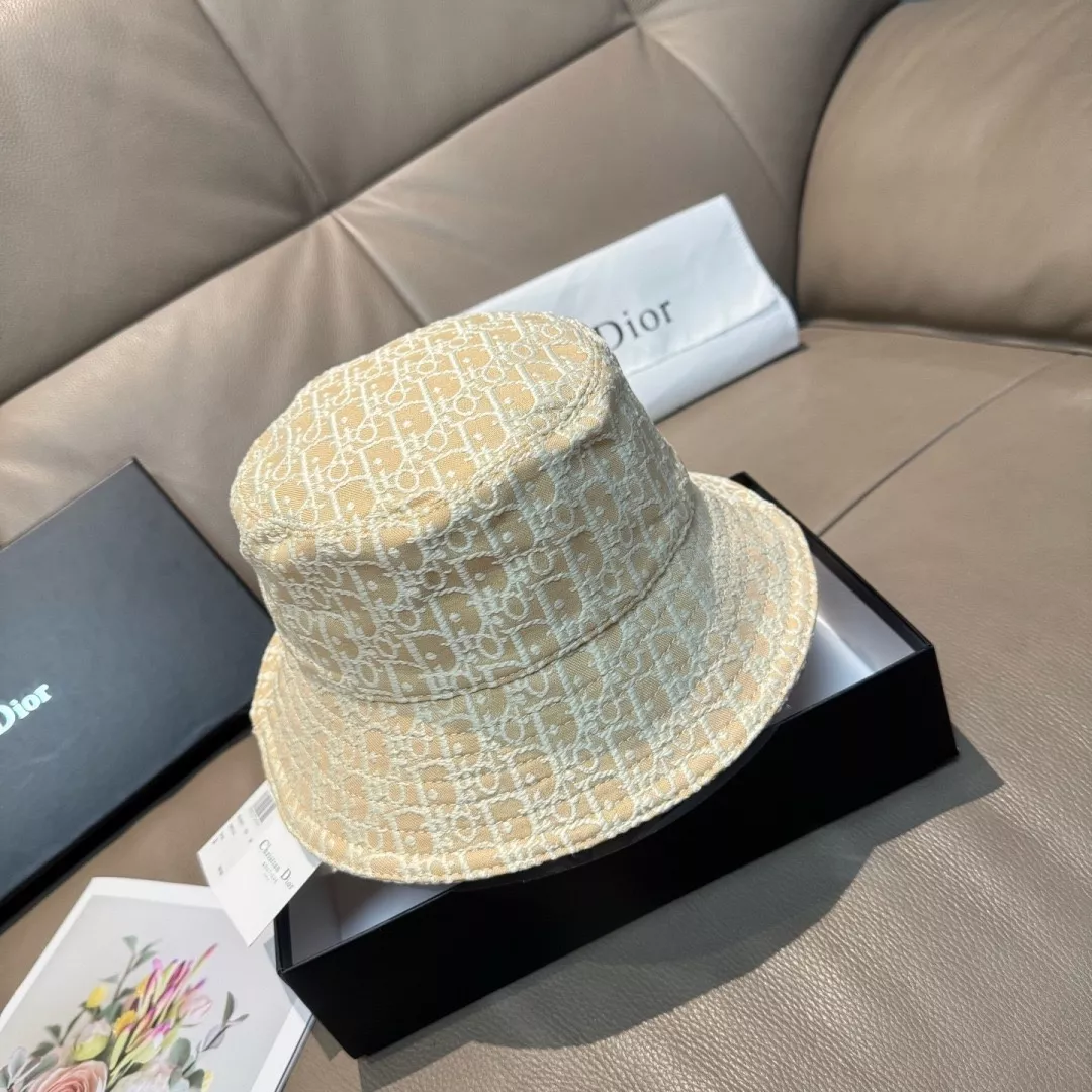디올 데님 자카드 버킷햇 상세 이미지 3