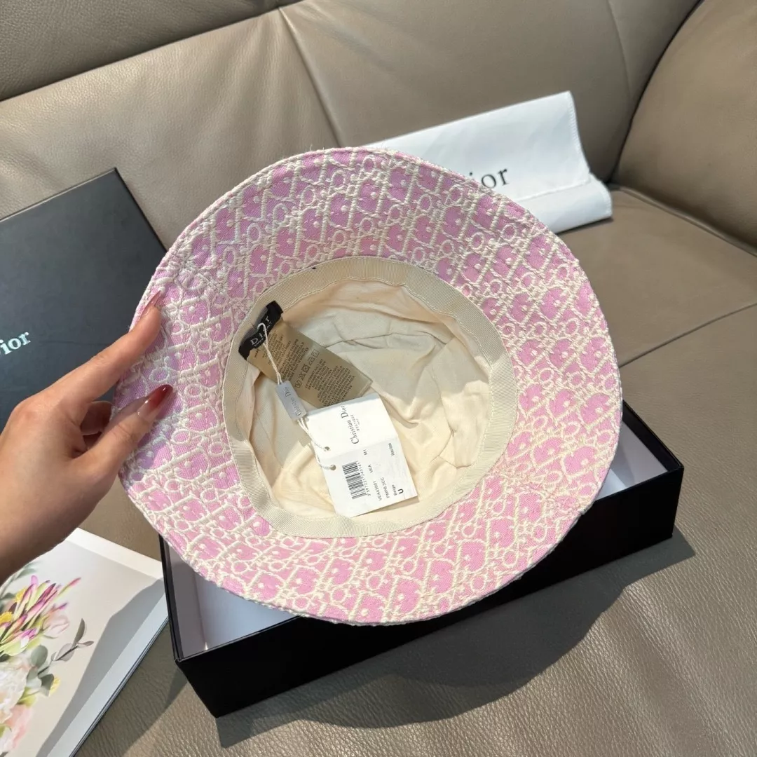 디올 데님 자카드 버킷햇 상세 이미지 7