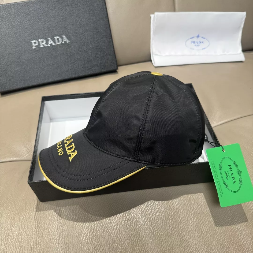 프라다 금사 자수 볼캡 상세 이미지 9