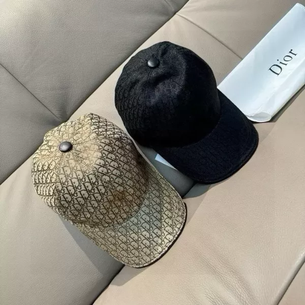 디올 오블리크 패턴 볼캡