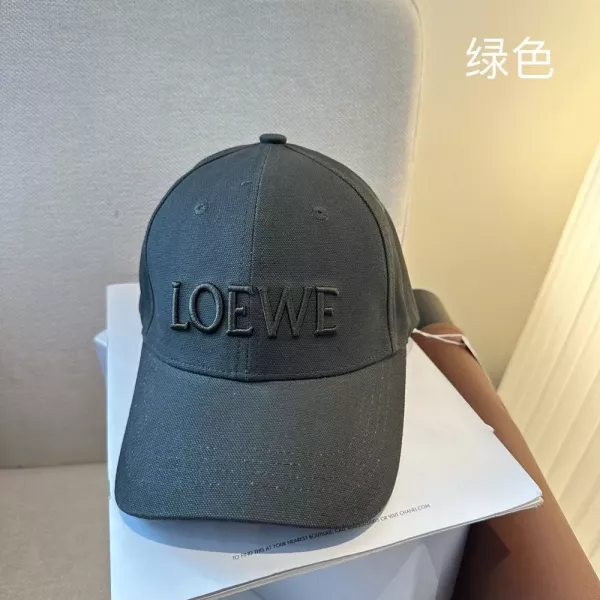 로에베 자수 로고 볼캡