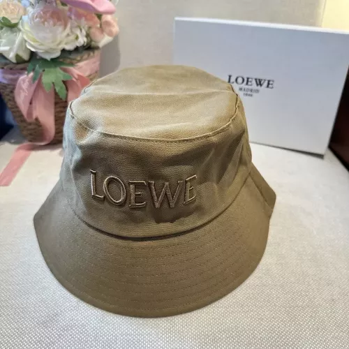 로에베 자수 로고 버킷햇