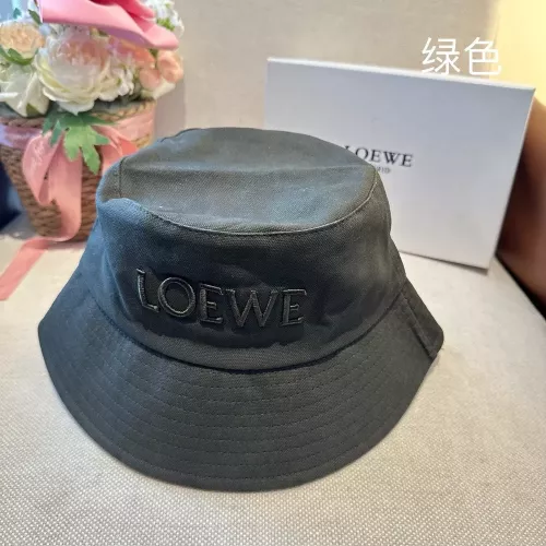 로에베 자수 로고 버킷햇