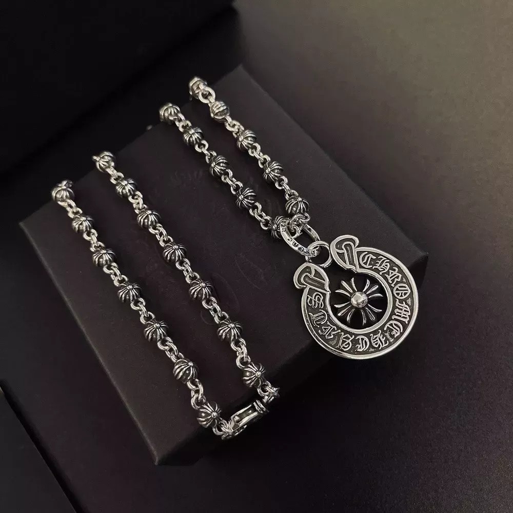 크롬하츠 실버톤 체인 목걸이