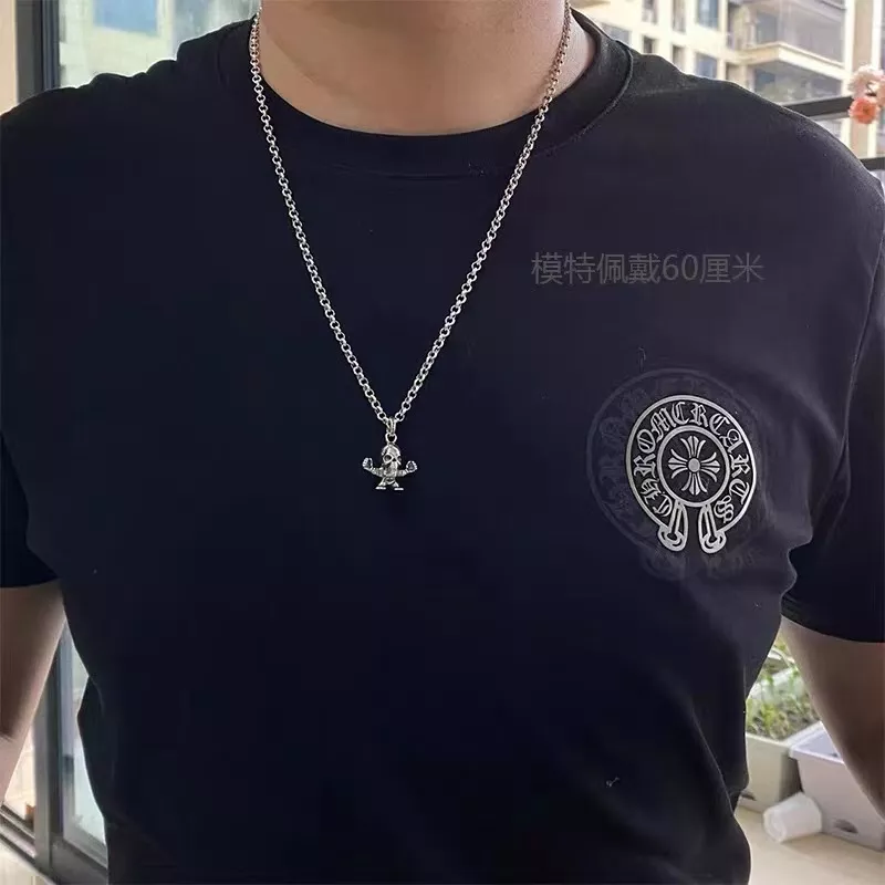 크롬하츠 해골 펜던트 볼체인 목걸이 상세 이미지 6