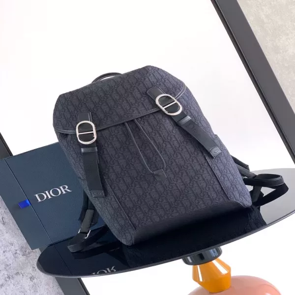 디올 오블리크 플랩 백팩