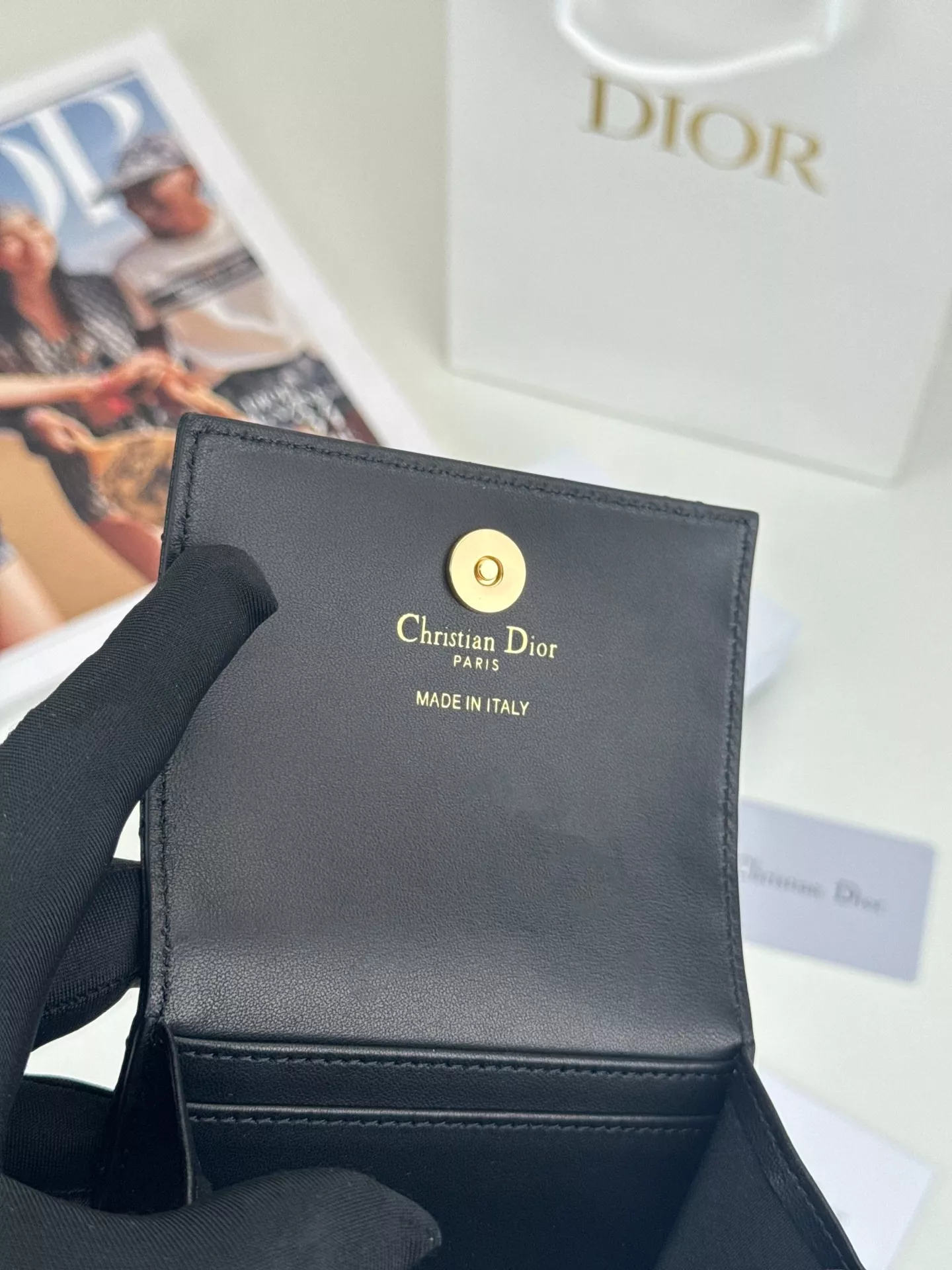 디올 카로 글리신 CD 장식 지갑 상세 이미지 7