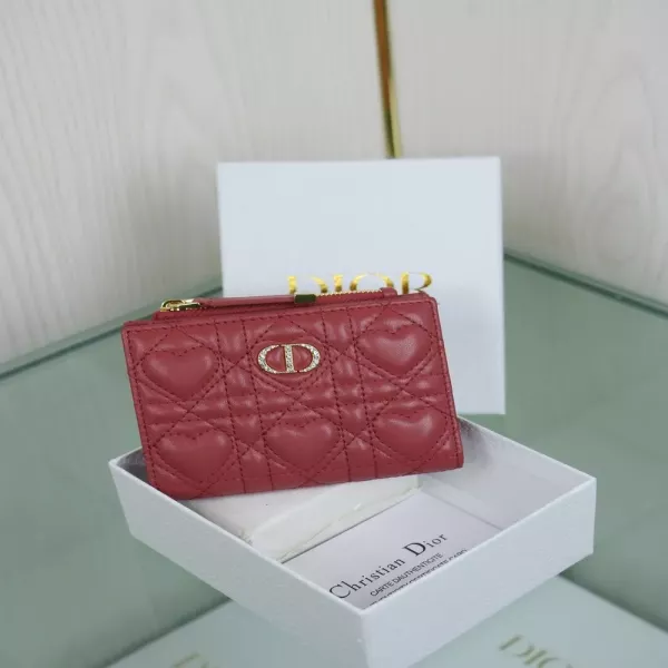 디올 까나쥬 퀼팅 반지갑
