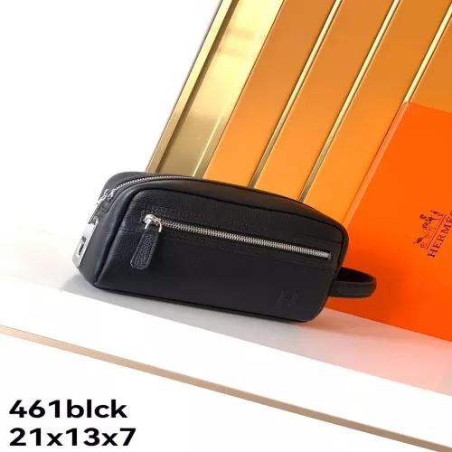 에르메스 지문 잠금 디테일 클러치백