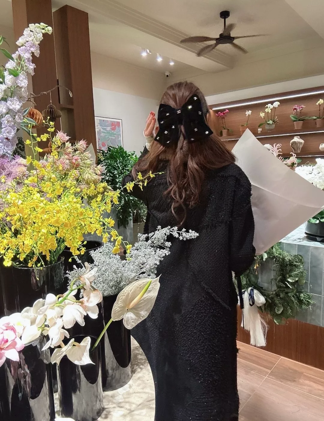 샤넬 벨벳 리본 헤어핀 상세 이미지 13