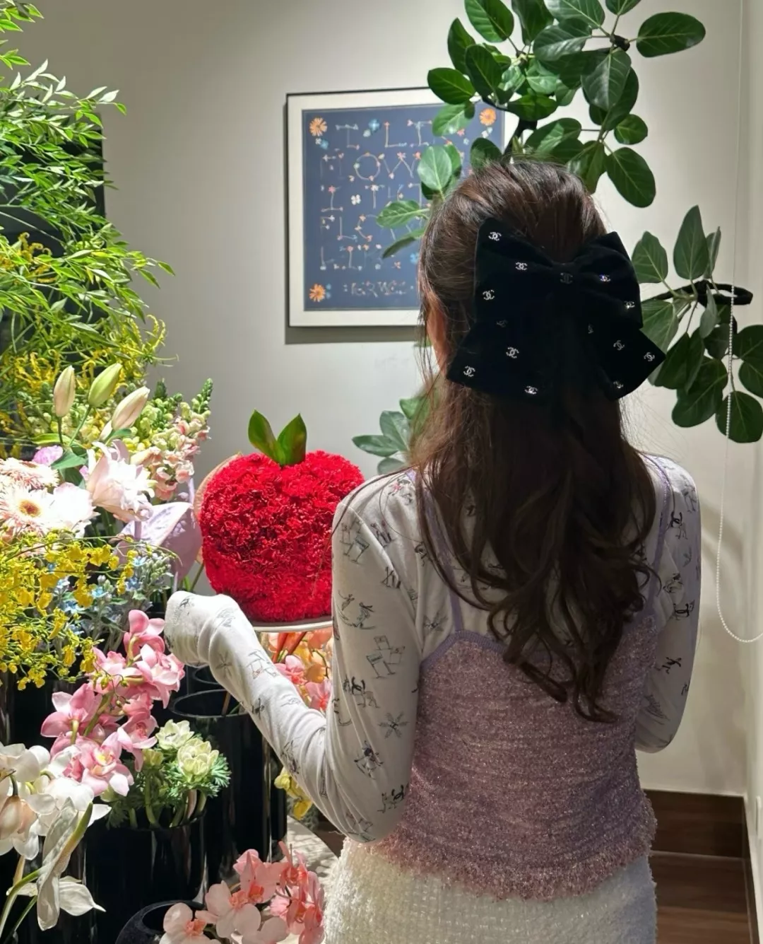 샤넬 벨벳 리본 헤어핀 상세 이미지 11