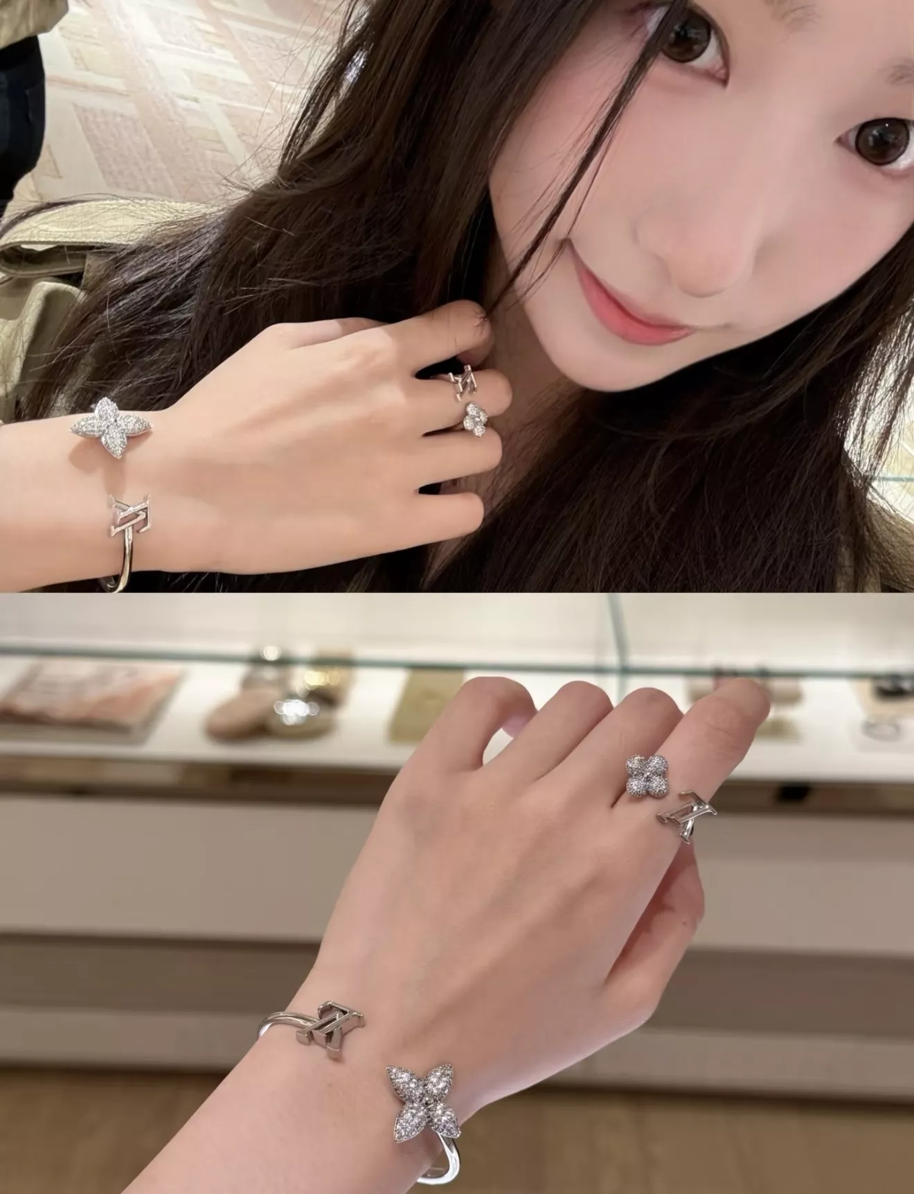 루이비통 모노그램 플라워 오픈 링 상세 이미지 20