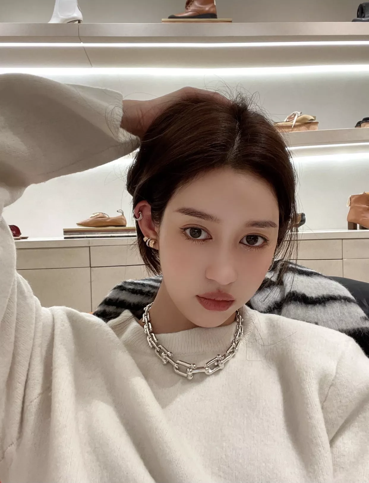 티파니앤코 하드웨어 링크 체인 목걸이 상세 이미지 41