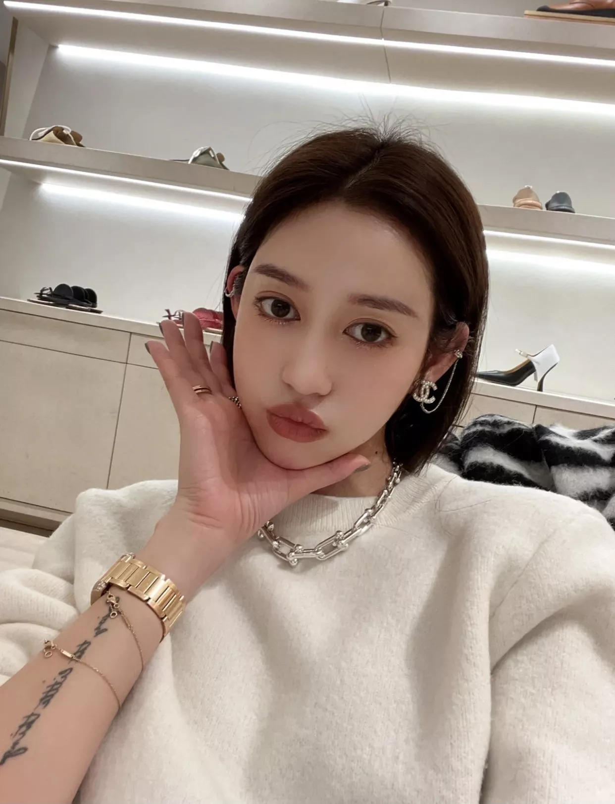 티파니앤코 하드웨어 링크 체인 목걸이 상세 이미지 30