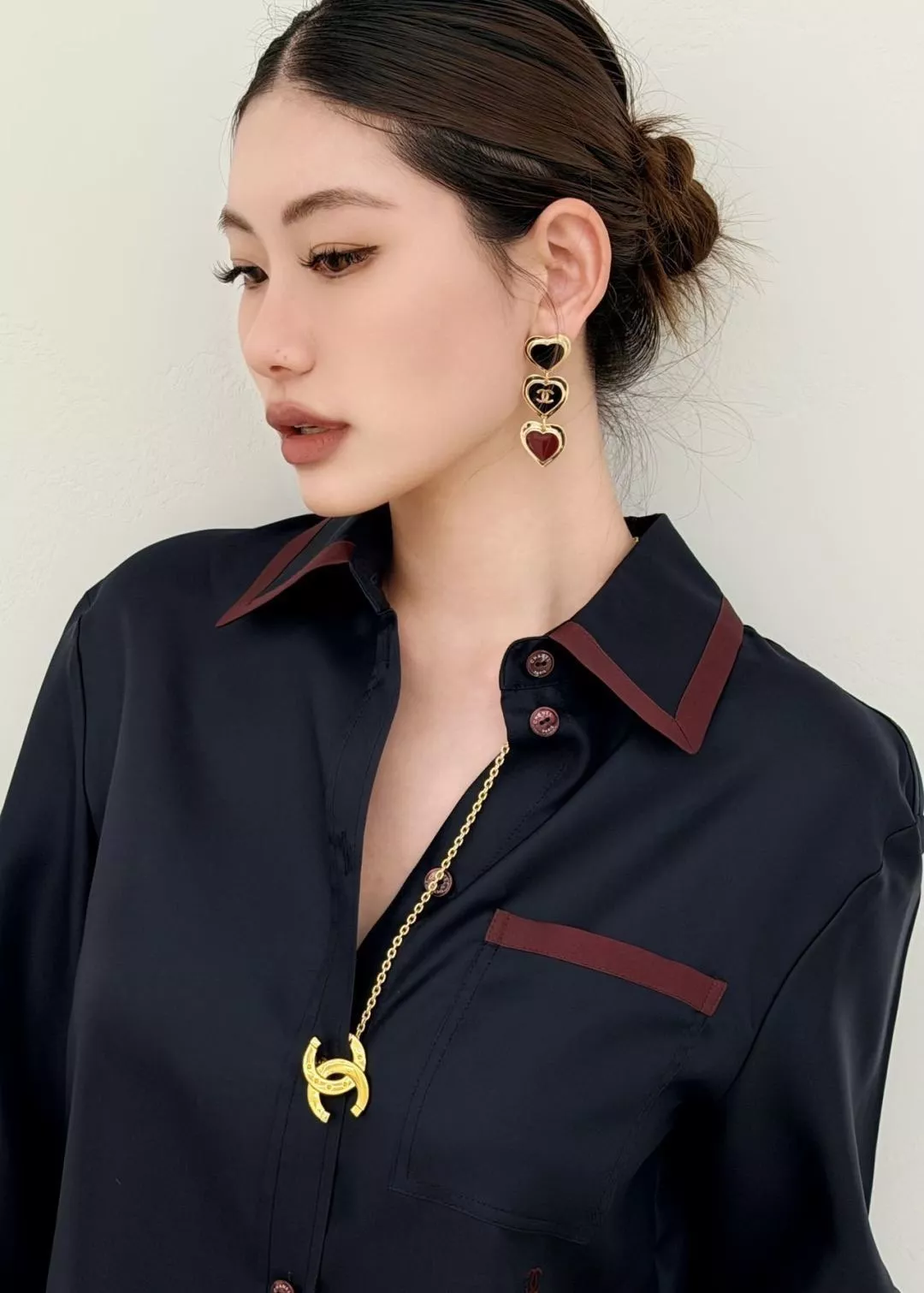 샤넬 빈티지 무드의 더블 C 목걸이 상세 이미지 20