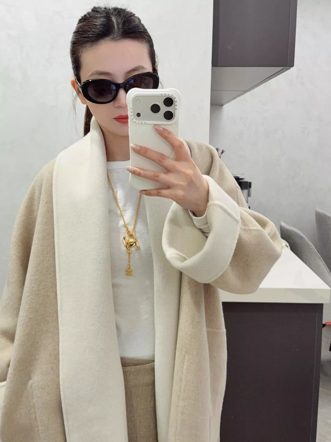 샤넬 빈티지 무드의 더블 C 목걸이 상세 이미지 19