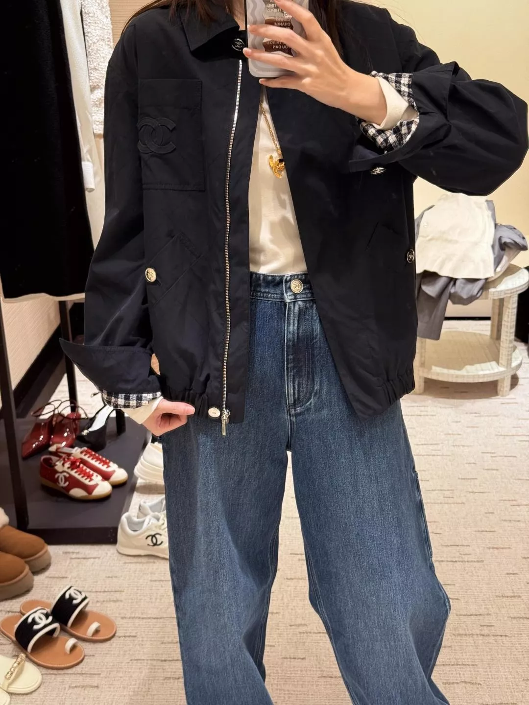 샤넬 빈티지 무드의 더블 C 목걸이 상세 이미지 13