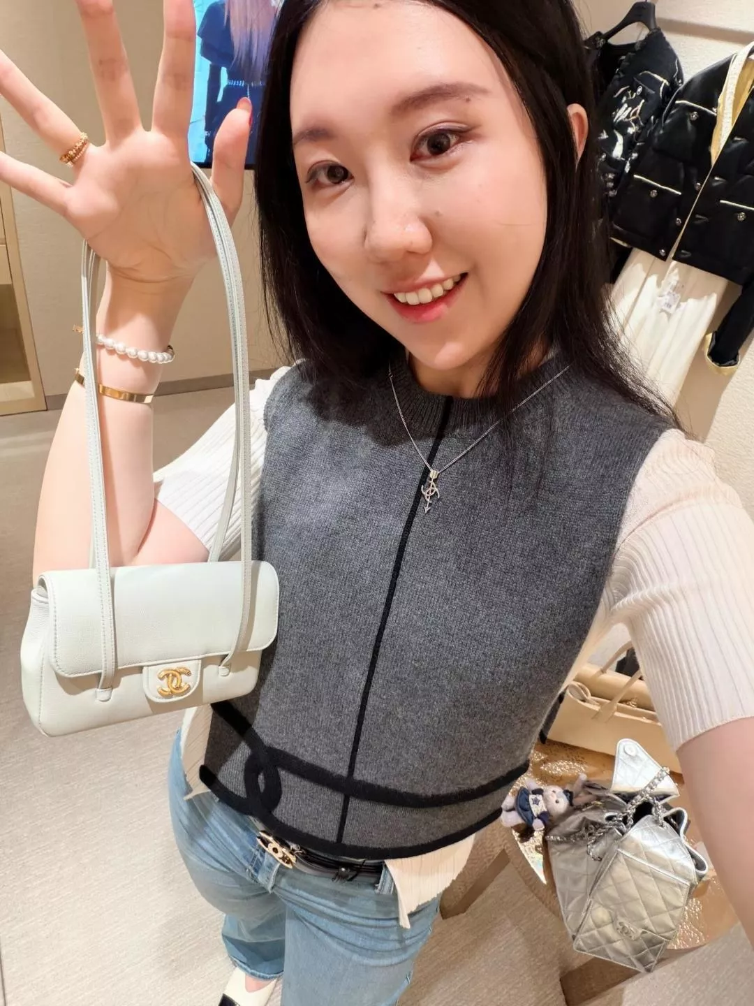 샤넬 큐피드 화살 더블C 목걸이 상세 이미지 12