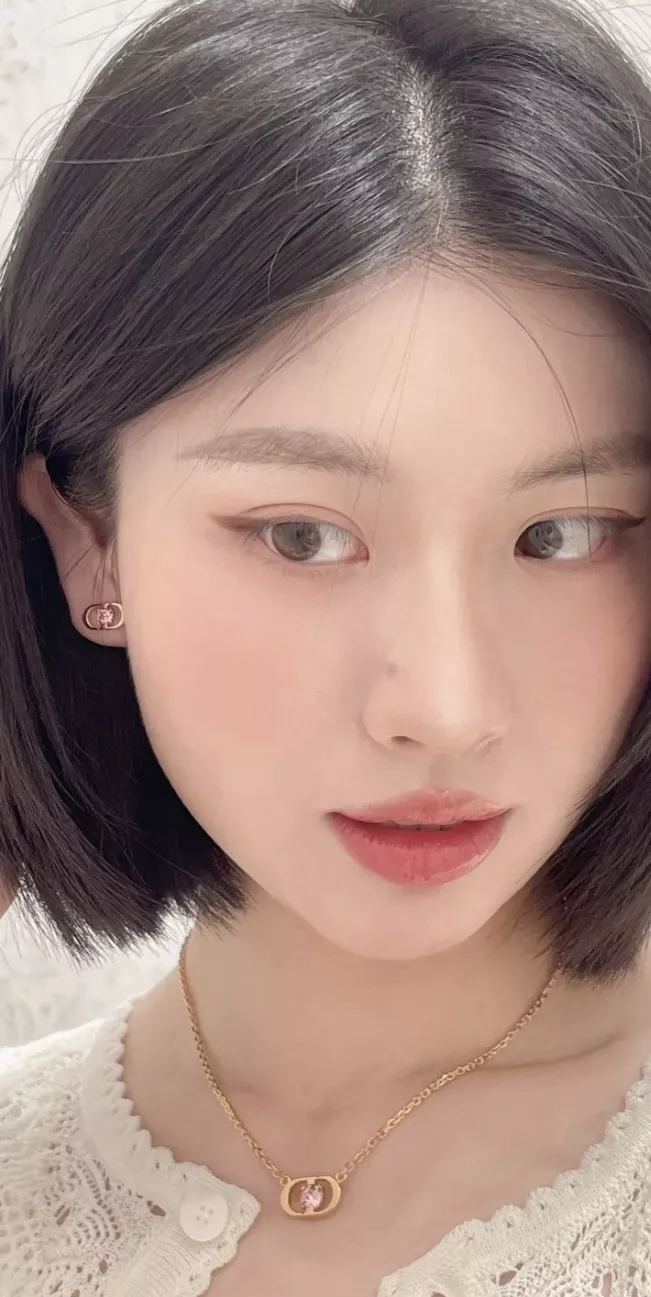 디올 CD 로고 핑크 스톤 이어링 상세 이미지 11