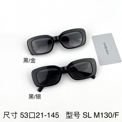 입생로랑 YSL 로고 장식 직사각 선글라스