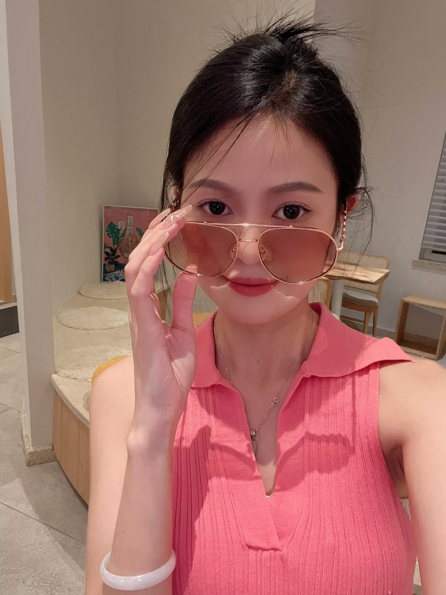 루이비통 체인 템플 에비에이터 선글라스 상세 이미지 61