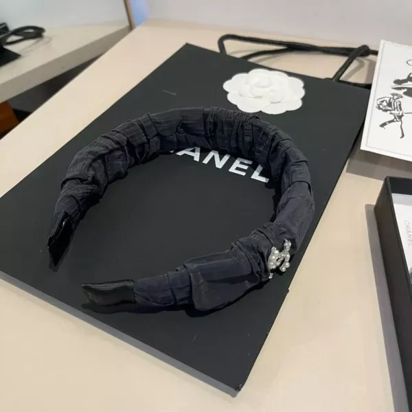 샤넬 로고 포인트 헤어밴드