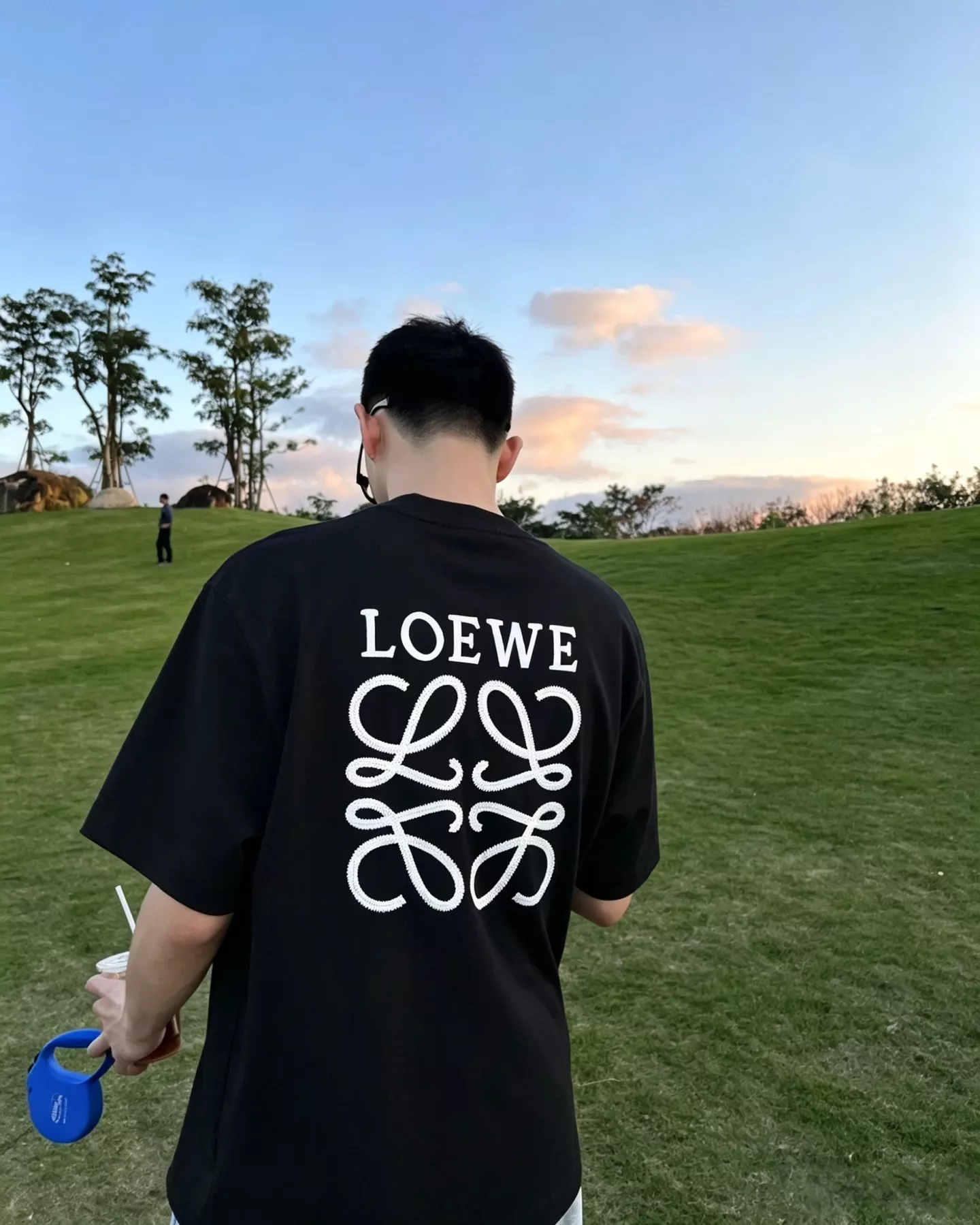 로에베 빈티지 워싱 자수 반소매 티셔츠 상세 이미지 20