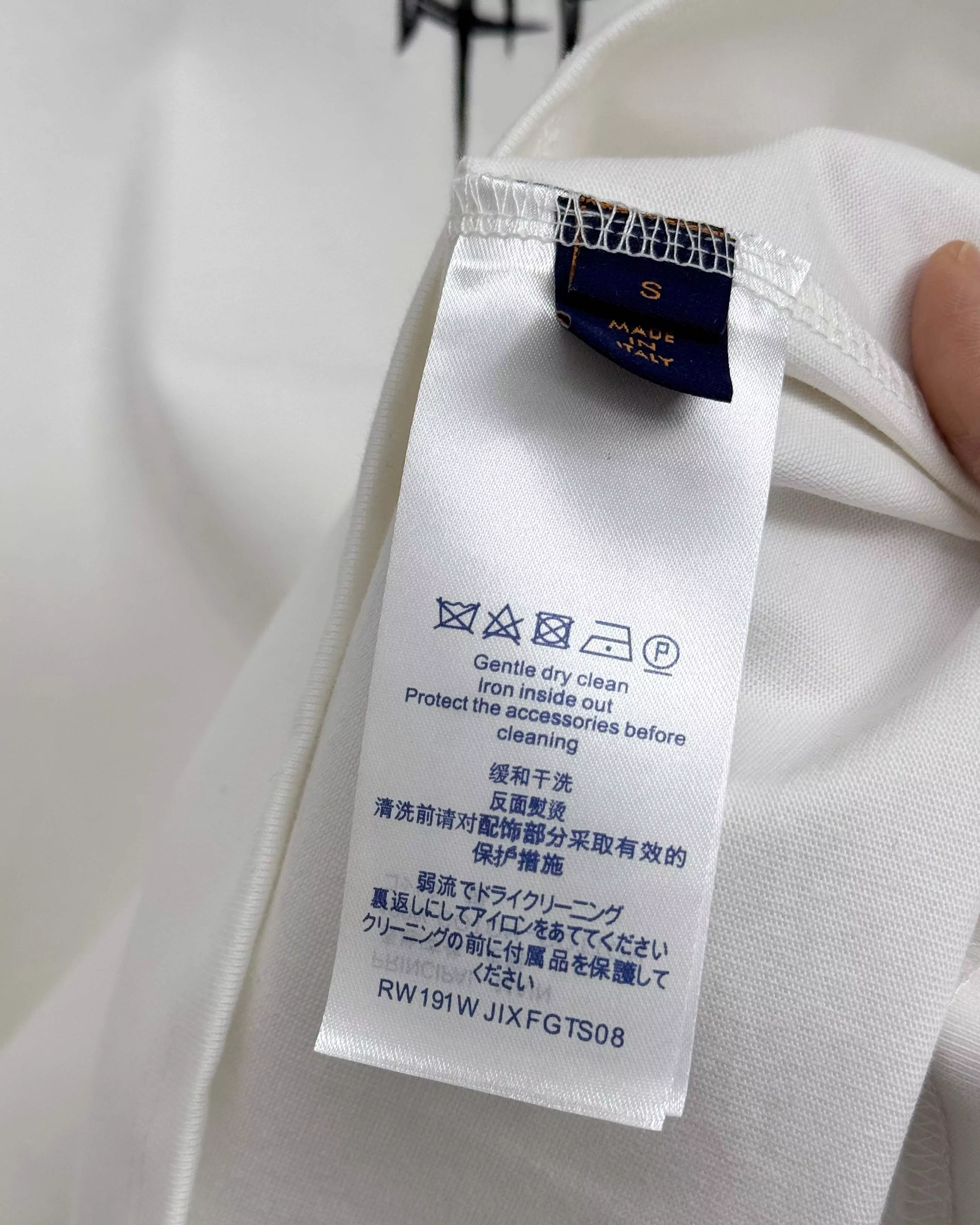 루이비통 선플라워 자수 캐주얼 반소매 티셔츠 상세 이미지 14